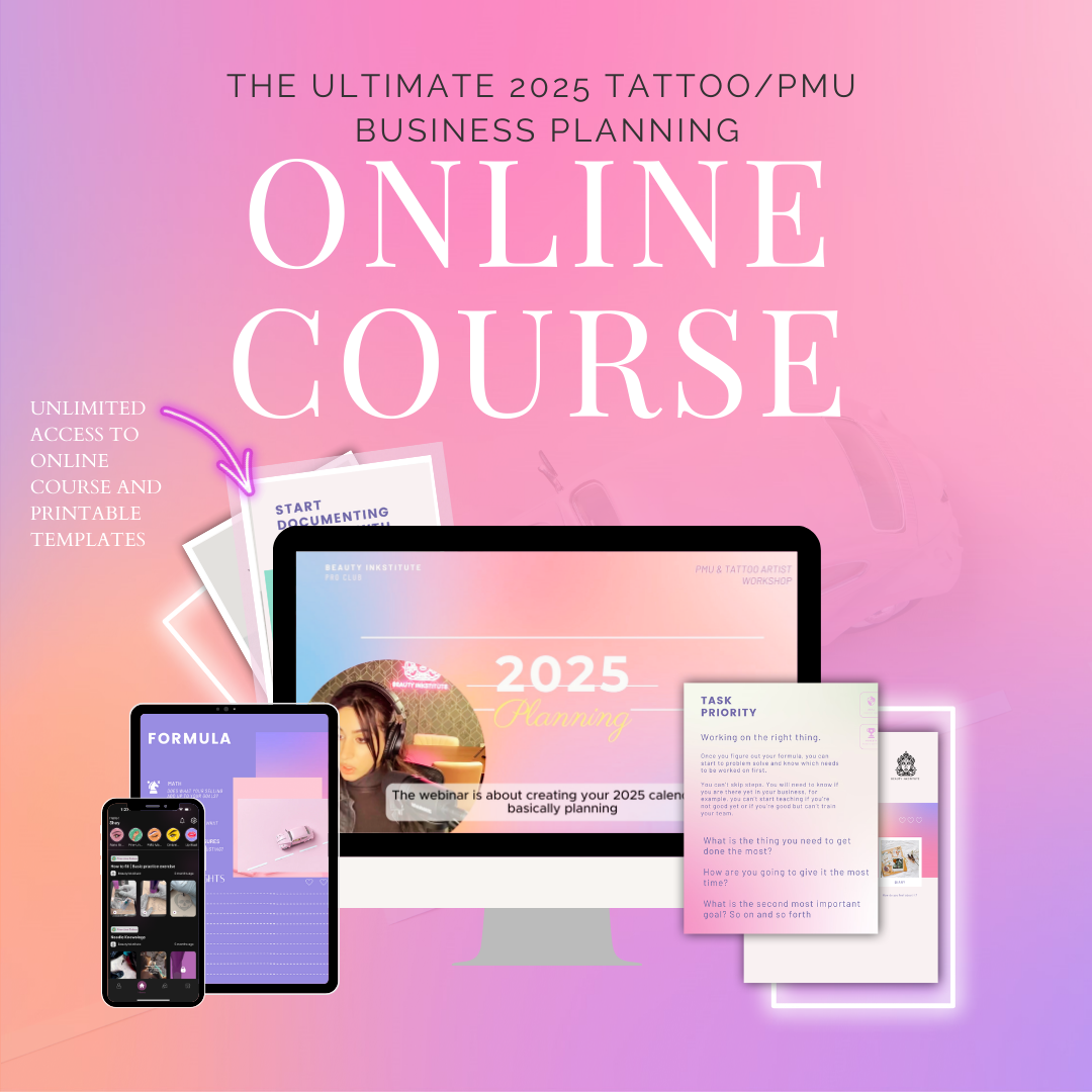 2025 PMU/TATTOO Planning Guide to growing your business.